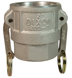 100-D-SS Dixon Cam & Groove Type D Coupler x Female NPT